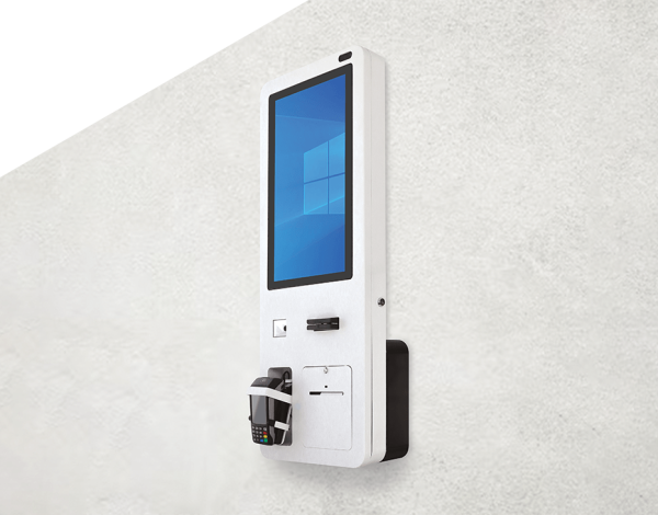 Gemini Wall Mount Kiosk - self ordering system for restaurant - Senor Tech | POS Solution