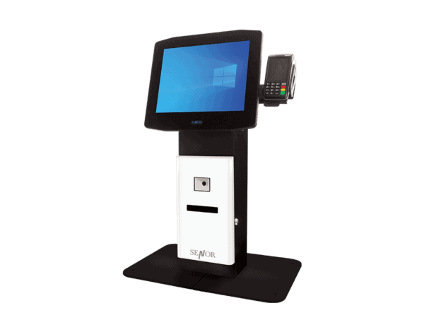 Senki Desktop Kiosk - self service kiosk for restaurants - Senor Tech | POS Solution