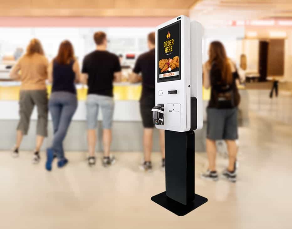 Gemini Freestanding Kiosk - Senor Tech | POS Solution