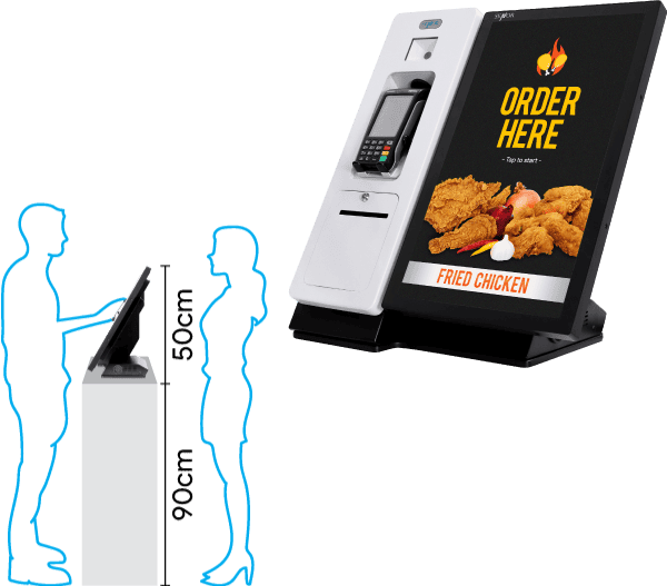 Sureki All-in-one Countertop Kiosk - Senor Tech | POS Solution
